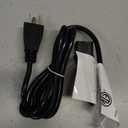 3 Prong AC Power Cord Cable 5ft 10 Amps 125 Volts 18AWG, NEMA 5-15P to C13, Black PC Power Cable for TV, Computer, Monitor, Printer, PlayStation, HP, Dell, Lenovo, Apple, Asus-ETL Listed