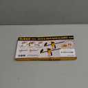 6" Mini Bar Clamps for Woodworking, 2-Piece One-Handed F Clamp/Spreader, 75LBS Load Limit Wood Clamp, Quick Release Grip Clamps for Table Wood Working, Light-duty Tools