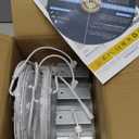 Ensenior 4 Pack 6 Inch LED Recessed Light, Dimmable, 6000K Clear White, 1200LM High Brightness, 12W 120V, 2 Pin, ERL-12X-ETL, Damp Rated, Ultra-Thin Canless Wafer Ceiling Light - ETL & FCC & IC