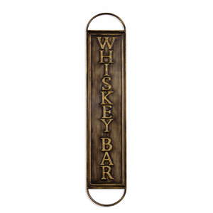 Metal Sign "Whisky Bar" 30 by 6 inches