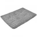 Pet Dog Cat Bed Plush Velvet Grey, Size: 36x32"
