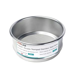304 Stainless Steel Mesh Lab Sieve, 50 Mesh (0.355mm) Aperture Test Sieve, 4inch(10cm) Economy Standard Analysis Sample Test Sieves for Industrial Laboratory Homes