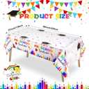 Wettarn 47 Pcs 2026 Pre School Graduation Decorations Pre k Graduation Decorations Include Kindergarten Table Cover 10 Congrats Hanging Swirl 36 Pcs Graduate Balloon for Congrats Grad Party(White)