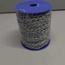 Yaocom 100 ft Galvanized Steel Hanging Jack Chain Silver Metal Link Chain Roll Spool for Light Fixture,Bird Feeders,Overhead Lights, Artworks, Flowerpots(2mm)