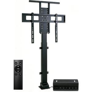 Motorized TV Stand for 32 to 70 inch Screens, Vertical TV Lift with Remote Control, Max VESA 600 * 400
