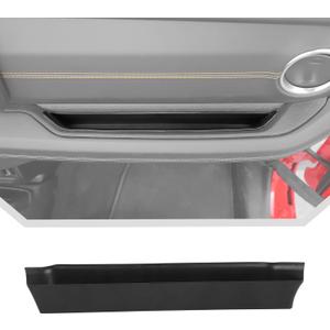 JeCar Grab Bar Tray for 2024+ Jeep Wrangler JL Gladiator JT Passenger Grab Handle Storage Organizer Interior Accessories (Black)