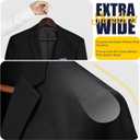 Suit Hangers 6 Pack Wooden Coat Hangers,Wide Shoulder Hangers with Non Slip Pants Holder,Heavy Duty Clothes Hangers,Suit Hangers for Men,for Women,for Suit,Coat,Jacket,Pants (Walnut