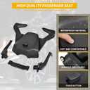 Rear Passenger Seat for Ryker, 2-Up Passenger Soft Seat with Grab Handles and Foot Pegs Pedals for Can Am Ryker All Models Accessories, Replace #219400842(MAX Mount 219400800 Required)