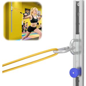 Resistance Bands Wall Anchor Exercise Equipment Platform Base(Length 40"),Adjustable Wall-Mounted Anchor Multi-Purpose Fitness System for Complete Full Body Strength Training