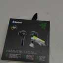 Razer Hammerhead True Wireless (2nd Gen) Bluetooth Gaming Earbuds: Chroma RGB Lighting -60ms Low-Latency- Active Noise Cancellation - Dual Environmental Noise Cancelling Microphones- Classic Black