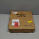 Framed Neutral Abstract Wall Art, 4 Piece Modern Minimalist Canvas Prints in Earth Tone and Brown Black Beige Colors, Contemporary Square Wall Decor for Living Room Bedroom Office Entryway, 12x12