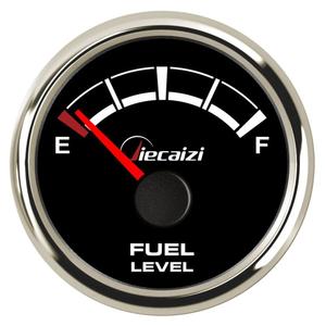 Fuel Level Gauge 52mm/2-1/16 7 Backlight Colors 0-90ohms 16-158ohms 73-10ohms 0-190ohms 240-33ohms Anti-Vibration Anti-Over-Voltage Waterproof IP67