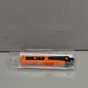 MXCOIRTP Voltage Tester, Non-Contact Voltage Detector, Electrical Tester, 3 Ranges AC 12V/48V/70V-1000V, Live/Null Wire Tester with Buzzer Alarm and Flashlight, Wire Breakpoint Finder - Orange