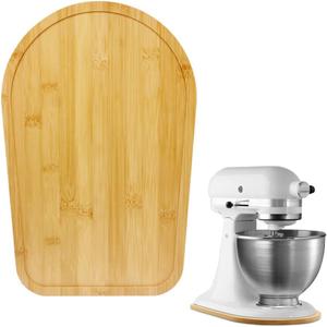 Compatible with Kitchen aid 4.5-5 Qt Bamboo Mixer Slider - Appliance Slider for Tilt Head Kitchen aid Stand Mixer Artisan, Countertop Storage Mover Sliding Tray Accessories Attachments