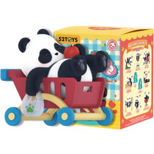 52TOYS Panda Roll Panda Roll Playful Journal 1PCS, Whole Set Collectible Toy Kawaii Creative Gift Room Decor Desktop Decoration 3.15 Inch, Gift for Birthday Party