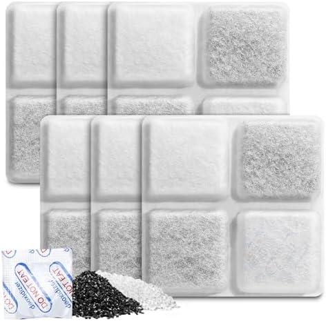SET OF 3, Pet Food Desiccant Bag, 6 Pack Replacement Desiccant Bags for PLAF001/PLAF101/PLAF005/PLAF006/PLAF103/PLAF203 Automatic Pet Feeders,Keep Cat Food & Dog Food Dry and Fresh