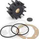 QuickMarine 21213660 Sea Water Pump Impeller Kit Replace Vol-vo Penta 3.0 4.3 5.0 5.7 L V6 & V8 Stern Drive Inboard Engines Replace 21951348 Sierra 18-3277 18-3081