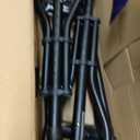 Air-Crutch Lightweight Walking Crutch, Adult Crutches for Walking with Comfortable Underarm Pads and Ergonomic Grips, Adjustable Height 4'7"-6'7", 300 lb Capacity, Black