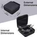 Case for FiiO DM15 Portable Stereo CD Player - Hard Travel Protective Carrying Storage Bag, Box Only (Black)