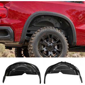Rear Wheel Well Guard Compatible with 2019-2026 Chevy Silverado
