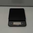 Taylor Glass Top Food Scale with Touch Controls, 11 lb Capacity, Sleek Black Design for Precision Food Measurement in Grams and Ounces