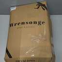 WRENSONGE Chunky Knit Blanket Throw Ivory Large Soft Fluffy Cable Knit Crochet Throw 100% Hand Knitted Blanket for Couch Bed(50"x60")