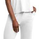 Hanes Womens Originals Twisted Neck T-Shirt, Short-Sleeve Cotton Tee, Boxy Fit (White, XS)