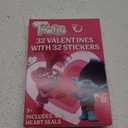Dreamworks Trolls Stationery Set with Pen features a hot pink cover