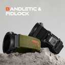Bandletic Compatible with Garmin Fenix 5X 6X 7X Watch Band - 26mm Easy-Fit Rugged Nylon Strap with Magnetic Fidlock V-Buckle for Fenix 8 51mm/7X 6X Pro/5X Plus/3/3 HR/Tactix/Epix Pro2 51mm/Instinct 2X