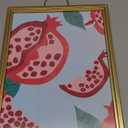 Framed Pomegranate Fruit Market Poster Canvas Print Art Boho Trendy Painting Wall Art Pictures Home DecorDecoration for KitchenLiving Room Wall Decoration Art Print (Gold Framed)