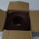 Flexible Baseboard Molding Trim 4" x 15 ft, Self-Adhesive Vinyl Wall Base Cove Base, Peel and Stick Rubber Wall Base Molding Trim - Coffee