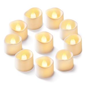 Homemory 12Pcs Flickering Flameless Candle Battery Operated, 200+Hours Fake Electric LED Tea Lights for Votive, Centerpiece Table Decorations, Wedding, Aniversary, Halloween, Christmas