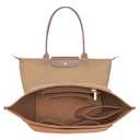 LOUKAYCCI Purse Organizer Insert for le pliage Le Pliage S Handbags InsertEarthColo, Small (EarthColor)