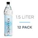 Icelandic Glacial Natural Spring Alkaline Water, 50.7 Fl Oz (Pack of 12) (EXP 12/03/27)