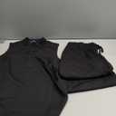 SAMPEEL Two Piece Sets for Women Summer Outfits Lounge Sets Mock Neck Tops Wide Leg Crop Pants Vacation Travel Outfits, Small