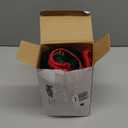 Soulchen 48 Inch Velvet Christmas Tree Skirt Dark Red and Green Large Plush Fur Skirt with Xmas Pine Tree Snowflake Embroidered for Vintage Farmhouse Rustic Holiday Party Decorations