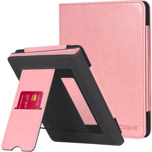 CoBak Case with Stand for Kindle Paperwhite - Durable PU Leather Cover with Auto Sleep Wake, Card Slot, Hand Strap Feature - Fits Kindle Paperwhite 11th Generation 6.8" Signature Edition 2021 Released