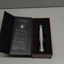 Metal Pepper Grinder with Stainless Steel Core, Heavy Duty High Output Pepper Mill with Adjustable Coarseness, All-Metal Construction, Refillable (Silver)