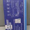 Bed Sheet Holders for Corners Keep Sheets Firm & Tight, Secure Fitted Sheet Holders for Corners, Sheet Fasteners with Lock Straps, Durable Bedding Clips (4Pack, White)