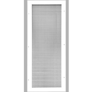 14" x 24" or 24" x 14" Cube Core Eggcrate Return Air Grille - Aluminum Rust Proof - HVAC Vent Duct Cover - White [Outer Dimensions: 15.75 x 25.75], 14 x 24 Duct Opening