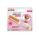 KISS Lash Adhesive, Lash Glue, 24hr Strip Eyelash Adhesive, Clear, Includes Lash Adhesive, Long Lasting Wear, Can Be Used with Strip Lashes and Lash Clusters (0.17 Ounce (Pack of 1))