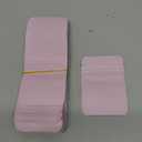 100 Pack Resealable Packaging Bags for Small Business Double-Sided Color Smell Proof Bags for Food Storage Flat Bags (Pink, 4" x 6")