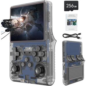 30000 Games in 1Handheld Game Console,3.5-Inch IPS Screen Retro Gaming Console,30000 Classic Games, 3800mAh,20Mainstream Emulator,Built-in 256G TF Card