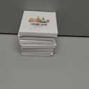 7 x Black Cat Ornament  Christmas Decoration & Christmas Ornament; Round Ceramic (Holiday Present, Bauble Present, Gift Idea, and Gift Exchange) | Heirloom Keepsake