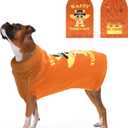 Thanksgiving Dog Turkey Sweaters Pullover Knitwear,Thick Warm Pet Knitted Clothes, Fall Turtleneck Dog Sweaters for Medium Large Dogs Girl Boy Pet Outfits Sweatshirt for Cold Weather XL