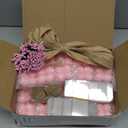 MTLEE Mini Bubble Candles Wedding Favors Gifts for Guests 1.57" x 1.38" Bubble Candles with Cards Dried Flowers DIY Gift Set for Baptism Party Bridal Shower Thank You Gifts(Pink,30 Sets)