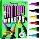 Pretty Me Temporary Tattoos Markers - Henna Body Tattoo Kit for Girls & Adults - Skin Pens for Teen Girl Gifts Trendy Stuff - 12 + Year Old - Cool Birthday Gift Ideas Teens 12 13 14 15 16 17 18 Tween