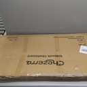 A Frame Chalkboard Sign, 40"x20" Extra Large Sidewalk Chalk Board, Wooden Standing ChalkBoards Set with Markers, Double-Sided Magnetic Blackboard for Cafs, Weddings, Party Guide, Brown