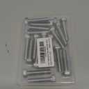 MewuDecor 5/16-18 x 1-1/2" (1/2" to 6") Hex Head Cap Screw Bolts, External Hex Drive, Stainless Steel 18-8 (304), Full Thread, 20 PCS (Silver)