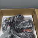 Under Desk Elliptical Machine, Electric Elliptical Leg Exerciser for Seniors with 12 Adjustable, Portable Quiet Elliptical Exercise Machine, Seated Pedal Exerciser with Remote Control (Orange)